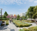 Nowy park kieszonkowy na Starym Rynku w szczecińskim Dąbiu