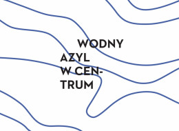 Wodny azyl to instalacja przygotowana przez studentów Wydziału Architektury Politechniki Warszawskiej poruszająca temat roli wody w przestrzeni publicznej i naszego stosunku do niej. 
