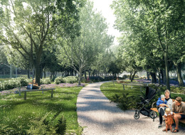 Na warszawskim Służewcu rozpoczynają się prace nad budową nowego parku. Będzie to Park linearny Suwak, położony wzdłuż linii  kolejowej. Zgodnie z planami mieszkańcy będą mogli korzystać z nowej zielonej przestrzeni w 2024 r. Inwestycję zaplanował Zarząd Zieleni Warszawy, za prace odpowiadać będzie z kolei firma Baobab Brandys. Park linearny Suwak zostanie zrealizowany w formie „zaprojektuj i wybuduj”.