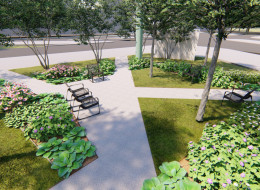 Projekt parku kieszonkowego Olimpijka realizowany jest w ramach Budżetu Obywatelskiego Miasta Krakowa. Jego celem jest przekształcenie zaniedbanej przestrzeni przy ruchliwej ulicy Dietla w estetyczną i funkcjonalną oazę zieleni. Projekt ten został zgłoszony do Budżetu Obywatelskiego po raz drugi – kilka lat temu, w związku z planowaną przebudową parkingu, nie przeszedł pozytywnie weryfikacji. W tej edycji Budżetu udało się go doprowadzić do etapu realizacji.