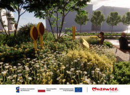 Centralnym elementem nowego skweru w Grodzisku założenia jest zieleń – zarówno pod względem kompozycji, jak i funkcji. Nowe nasadzenia zaprojektowano z uwzględnieniem roślinności odpornej na okresowe przesuszenia i nadmiar wilgoci, charakterystyczne dla zmieniającego się klimatu. 