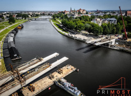 Rozpoczyna się kolejny etap prac nad kładką pieszo-rowerową mającą połączyć krakowskie dzielnice Kazimierz i Ludwinów, spinając brzegi rzeki w rejonie bulwaru Inflanckiego i Wołyńskiego.
