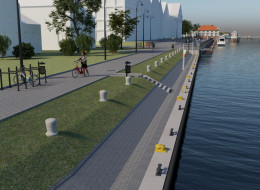 19 sierpnia Miasto Elbląg oficjalnie przekazało teren inwestycji firmie Doraco, która zrealizuje projekt „Przebudowa Zachodniego Nabrzeża Rzeki Elbląg wzdłuż linii Wyspy Spichrzów”.