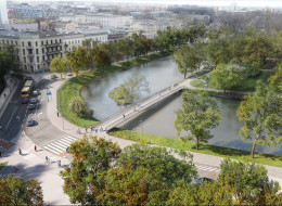 Nowa kładka pieszo-rowerowa nad fosą miejską we Wrocławiu ma mieć 57,76 m długości i połączyć Przedmieście Oławskie z Bastionem Sakwowym.