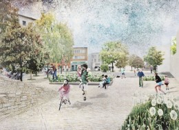 Głównym celem nowego planu urbanistycznego dla centrum Strombeek, niewielkiej 12-tysięcznej miejscowości ściśle powiązanej z Brukselą, jest ożywienie przestrzeni publicznej ze szczególnym zwróceniem uwagi na miastotwórczy charakter wybranych pięciu miejsc. 