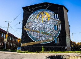 Katowice to miasto, którego wizerunek w dużej mierze tworzą liczne murale na ścianach kamienic. Jedną z nowszych prac jest przedstawienie Flory i Floriana, które pojawiło się na ścianie budynku obok Muzeum Walcownia 