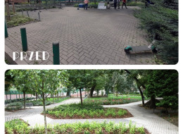 Nie tylko centralne place dużych miast przechodzą metamorfozy, których głównym aspektem jest usuwanie z nich zbyt dużej ilości betonu. Tego typu prace wykonywane są również na mniejszych obszarach, tak jak chociażby w warszawskiej dzielnicy Śródmieście, w której osiedlowe podwórka zyskują coraz to większą ilość zieleni. Kilka zmian już się dokonało, trwają i są planowane kolejne. Kiedyś betonowe, a teraz zielone podwórka nowy wygląd zyskują za sprawą władz dzielnicy i burmistrza Aleksandra Ferensa, a przychylni mu są sami mieszkańcy.