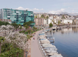 Paradiso nad jeziorem Lugano zyskuje nową publiczną promenadę, która zmienia sposób korzystania z nabrzeża