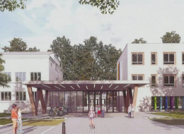 Nowa odsłona Szkoły Podstawowej nr 130 w Łodzi to odpowiedź na rosnące potrzeby edukacyjne rozwijającego się osiedla Wiskitno, ale również przykład świadomego podejścia do projektowania przestrzeni publicznych w kontekście klimatycznym.