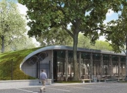Pawilon w parku będzie nosił nazwę Imagine Corner – to oczywiście nawiązanie do patrona ulicy, przy której powstanie – Johna Lennona. Autorem projektu jest architekt Paweł Graliński z pracowni Arch Magic.