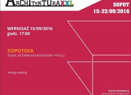 15 września 2016 roku zapraszamy do Sopoteki na otwarcie wystawy Polska Architektura 2015