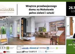 Dom na warszawskim Mokotowie zatopiony jest w zieleni. Założeniem projektu było przeniesienie tego wrażenia do wnętrza oraz oddanie klimatu okolicy, gdzie pod względem urbanistycznym panuje duch przedwojenny. Czy to się udało? Zapraszamy na prezentację wnętrza domu w ramach cyklu Finaliści i laureaci Plebiscytu Polska Architektura XXL. Podczas wywiadu autora projektu Edyta Utlińska z pracowni Senstetik opowie o tej ciekawej realizacji, swojej pracowni i planach na przyszłość. Widzimy się 26 października 2022 o godz. 11:00. Zapisz się już teraz.