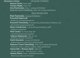 13 grudnia 2018 o godz 11:00 w warszawskim oddziale SARP, ul. Foksal odbędzie się Forum Architektury, którego tematem jakość Polskiej przestrzeni. 