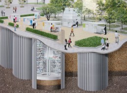 W wielkich, gęsto zaludnionych  metropoliach każdy metr kwadratowy jest bezcenny. Parkowanie rowerów na ulicach, nawet w wyznaczonych do tego miejscach też zajmuje bardzo dużo miejsca i może być potencjalnym zagrożeniem dla pieszych na przykład w sytuacjach awaryjnej ewakuacji ludności. W miastach, w których rozwinięta jest komunikacja rowerowa, pomocne mogą stać się specjalne parkingi podziemne dla rowerów.