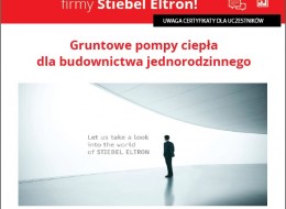 Wymiana wiedzy i doświadczeń - gruntowe pompy ciepła dla budownictwa jednorodzinnego  -szkolenie online firmy Stiebel Eltron