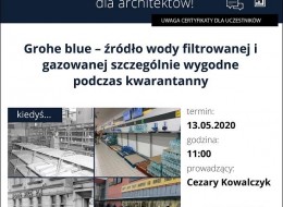 Podczas webinarium dowiecie się jakie korzyści wynikają z użytkowania produktów marki Grohe zaliczonych przez magazyn Fortune do „tych, które zmieniają świat”