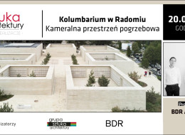 Jednym z największych i stale rosnących cmentarzy komunalnych jest ten w Radomiu. Wszystko niestety kosztem lasu znajdującego się tuż obok. Rozwiązaniem tego problemu okazała się budowa na terenie cmentarza kolumbarium, które zawiera 2000 nisz. Za projekt obiektu odpowiada pracownia BDR Architekci. W ramach cyklu Nowe Realizacje zapraszamy na prezentację kolumbarium, która odbędzie się 20 marca 2024 o godz. 11:00. Spotkanie online poprowadzą autorzy projektu. Zapisz się już teraz. 