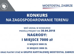 Grupa Kapitałowa Mostostal Zabrze wraz z Wyższą Szkołą Techniczną w Katowicach organizuje KONKURS na opracowanie koncepcji urbanistyczno-architektonicznej zagospodarowania działek o nr 81/4, 83/4, 85/4, o łącznej powierzchni 247 420 m2, zlokalizowanych w Bytomiu przy ul. Strzelców Bytomskich/ Dąbrowy Miejskiej.