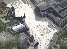 Niegdyś, przed nastaniem wojen, Warszawa cieszyła się stosunkowo dużą liczbą przestrzeni publicznych w mieście. Jednym z tych sztandarowych miejsc był Plac Teatralny. W okresie powojennym liczne zniszczenia oraz gwałtowny rozwój infrastruktury i motoryzacji spowodowały liczne zmiany. 