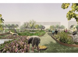 Autorami projektu rewitalizacji obszarów miejskich i krajobrazowych jest pracownia Ecosistema Urbano oraz Kristin Jensen. Gellerup Gror to obszar mieszkaniowy w zachodniej części miasta Aarhus w Danii. Problemem dzielnicy jest niski poziom zatrudnienia mieszkańców, trudność w integracji kulturowej między różnymi grupami etnicznymi oraz widoczna separacja krajobrazowa i dzielnicowa tej części miasta. Dodatkowym celem projektu oprócz ożywienia okolicy była aktywizacja społeczna użytkowników.