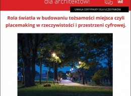 Zapraszamy na bezpłatne szkolenie cyfrowe firmy LUG na temat placemakingu w rzeczywistości i przestrzeni cyfrowej