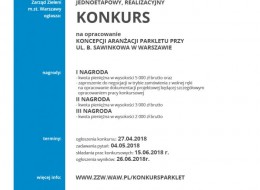 Celem konkursu jest zaproponowanie koncepcji parkletu wraz ze szczegółową koncepcją zagospodarowania terenu objętego opracowaniem w granicach wskazanych w regulaminie. Parklet jako koncept ideowy ukazywać powinien uniwersalność zastosowanych rozwiązań pozwalających na zastosowanie ich w różnych lokalizacjach. 