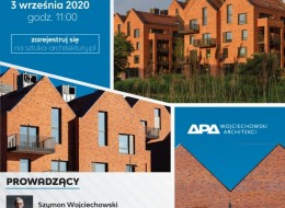 Zapraszamy na webinarium o ceglanym osiedlu Riverview w Gdańsku od pracowni APA Wojciechowski Architekci.Zarejestruj się.