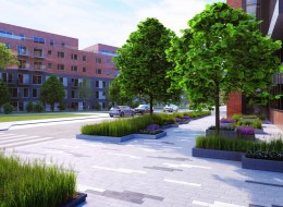 Tigela to element małej architektury, o regularnym kształcie, barwie w modnych odcieniach szarości oraz dużej swobodzie w komponowaniu dowolnych rozmiarów projektów ogrodowej zieleni. 