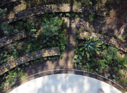 Projekt ogrodu Ruins Garden w meksykańskim lesie dębowo-sosnowym to przykład integracji nowoczesnej architektury z naturalnym otoczeniem. Jest odpowiedzią na pytanie, jak architektura krajobrazu może współistnieć z przyrodą, tworząc jednocześnie przestrzeń do odkrywania przeszłości. 