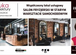 Jak powinien wyglądać współczesny lokal usługowy? Ewa Gawroniak-Olejniczak z pracowni Ego Studio zna odpowiedź na to pytanie. Doskonałym przykładem jest salon fryzjerski Off Hair w Poznaniu, którego właścicielką jest Małgorzata Cisowska. Obie panie poruszyły niebo i ziemię, aby ze starego warsztatu samochodowego stworzyć piękne, choć nietypowe wnętrze. W ramach cyklu Nowe Realizacje zapraszamy na prezentację salonu, która odbędzie się 22 czerwca 2022 o godz. 11:00. Spotkanie online poprowadzi autorka projektu. Udział bezpłatny. Zapisz się już teraz.