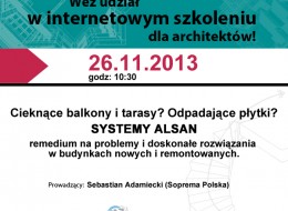 Zapraszamy na bezpłatne szkolenie dla architektów 