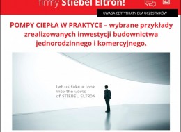 Firma Stibel Eltron zaprasza na 6 webinarium dotyczące tematyki pomp ciepła. W trakcie szkolenia zaprezentowane zostaną praktyczne przykłady zrealizowanych inwestycji z zakresu budownictwa jednorodzinnego i komercyjnego. Spotkanie online odbędzie się 17 grudnia 2020 o godz. 11:00.