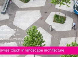 Wystawa w ramach polsko – szwajcarskich warsztatów Urban Laboratory
Wernisaż: 8 IV 2014 godz. 18:00 – z wykładem architektki krajobrazu Moniki Schenk z biura Hager Partner Landscape ze Szwajcarii.