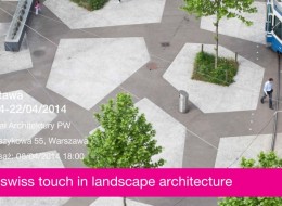 Wystawa w ramach polsko – szwajcarskich warsztatów Urban Laboratory
Wernisaż: 8 IV 2014 godz. 18:00 – z wykładem architektki krajobrazu Moniki Schenk z biura Hager Partner Landscape ze Szwajcarii.