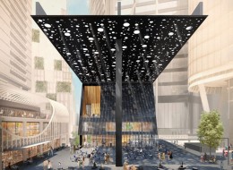 Oto architektura, który ma być elementem dyskusji społecznej. Stalowy baldachim rozpięty zostanie ponad placem New Sydney Plaza, a w pracy nad formą obiektu uczestniczył aborygeński artysta. 

