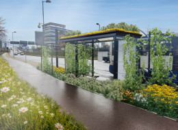 W ramach projektu UNSURGE w Katowicach planowane są rewitalizacje czterech przystanków komunikacji publicznej i powstanie nowego zieleńca na rynku. Celem inwestycji jest wprowadzenie rozwiązań zielonych, mających na celu przeciwdziałanie negatywnym skutkom zmian klimatu, zwłaszcza miejskim wyspom ciepła. W trakcie konsultacji z mieszkańcami, które odbyły się latem 2022 r. i trwały przez cały 2023 r., wypracowano koncepcje dla każdej lokalizacji, starannie uwzględniając różnorodne potrzeby społeczne i działania przeciwdziałające negatywnym efektom środowiskowym.