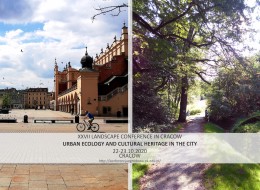 Zapraszamy na XXVII konferencję dendrologii historycznej i sztuki ogrodowej „ Urban ecology and cultural heritage in the city”, która odbędzie się w dniach 22-23.10.2020 w Krakowie.Sprawdź.