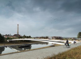 Przedstawiamy zwycięski projekt na kładkę pieszo-rowerową w Poznaniu, autorstwa pracowni architektonicznej ARPA Jerzego Gurawskiego.