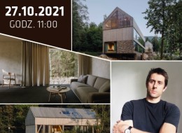 Na Wilczej Porębie w Karpaczu w bezpośrednim sąsiedztwie lasów Karkonoskiego Parku Narodowego stanęły dwa budynki mieszkalne. Jeden mieści osiem, drugi siedem apartamentów. Za realizację odpowiada studio de.materia. Forma obiektów inspirowana jest regionalną architekturą tych terenów. Zapraszamy na wywiad z autorem tej realizacji Adamem Wysockim oraz prezentację budynków w ramach cyklu Finaliści i laureaci Plebiscytu Polska Architektura XXL. Porozmawiamy o obiekcie, innych ciekawych projektach pracowni i planach na przyszłość. Widzimy się 27 października 2021 o godz. 11:00. Transmisja na kanale YouTube, FB i LinkedIn.