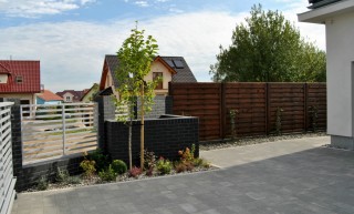 Nowoczesny, minimalistyczny ogród z pasją. 