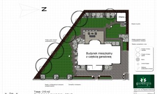 Projekt podjazdu oraz aranżacja posesji prywatnej