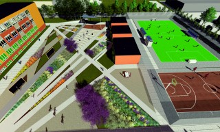 Projekt terenów sportowo-rekreacyjnych przy Szkole Podstawowej nr 11 w Białymstoku