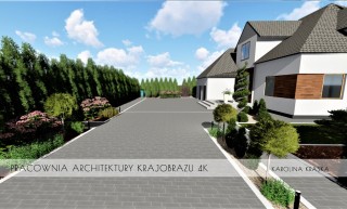 Projekt ogrodu 1200m2
