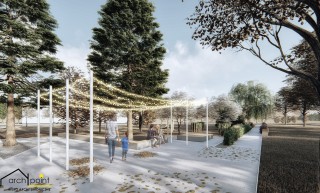 Przestrzeń publiczna - Rewitalizacja skweru w Grajewie