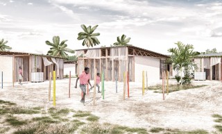 MODELOWE KSZTAŁTOWANIE ZABUDOWY WIEJSKIEGO ZESPOŁU SZKOLNEGO NA HAITI.