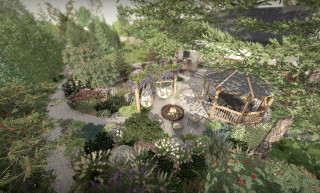 Ogród naturalny inspirowany Karkonoszami 