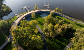 Marina żeglarska nad Jeziorem Paprocańskim w Tychach - Polska Architektura XXL 2025 - 