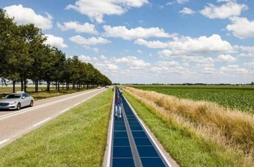 Fotowoltaiczna ścieżka rowerowa w Holandii