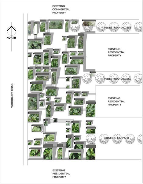 Roślinna uprawa wśród wieżowców