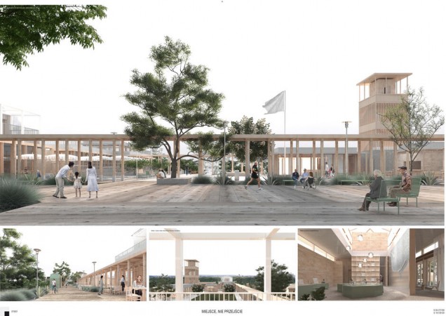 Wyniki konkursu na opracowanie koncepcji urbanistyczno-architektonicznej strefy wejściowej na plażę Stogi